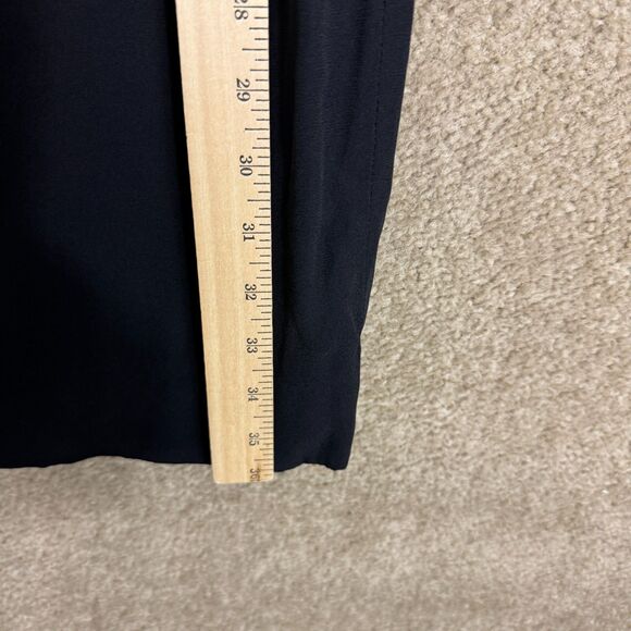 Theory Darbia Jubiliant Sheath Dress‎ Size 2 Black Sleeveless Stretch Wool Crepe - Picture 6 of 10